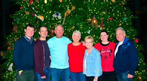 family christmas tree feature