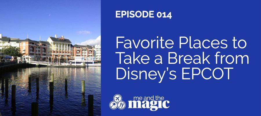 Favorite Places to Take a Break from EPCOT