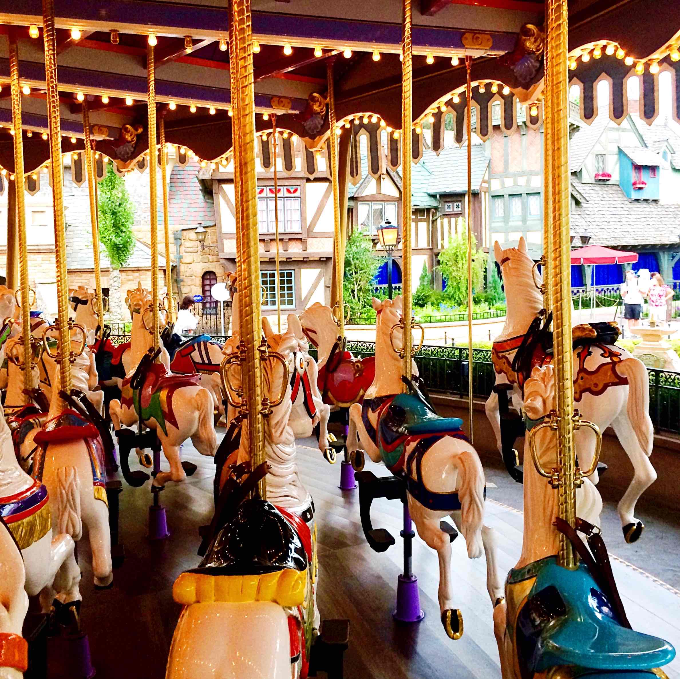 Fantasyland carousel at Disneyland California