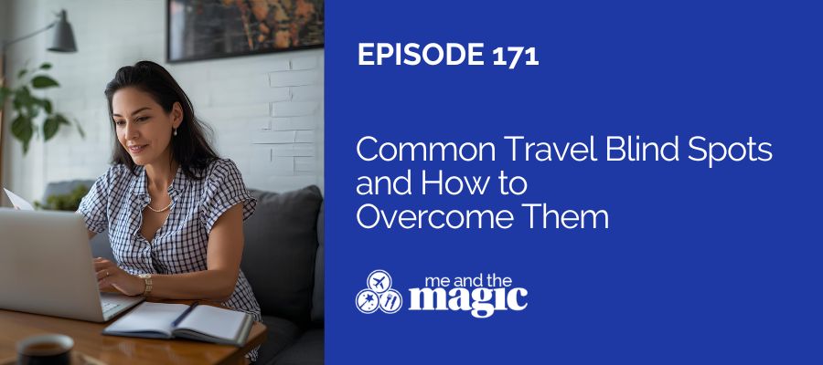 a woman planning her vacation