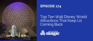 epcot spaceship earth at night